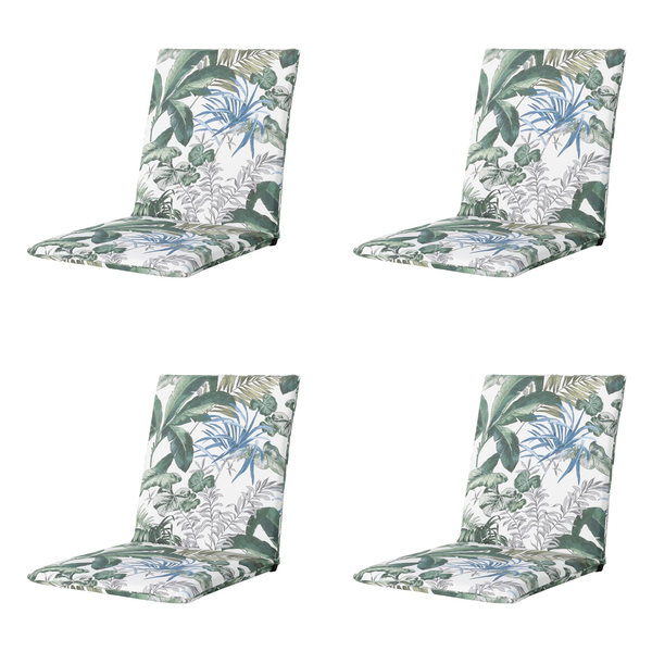 Stuhlauflage Stapelstuhl Bliss blau - Ca. 97x49 cm - 4er-Set