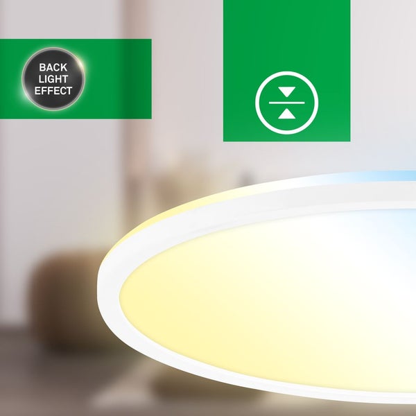 LED Panel LED Deckenleuchte Deckenlampe EEK A Dimmbar Fernbedienung CCT