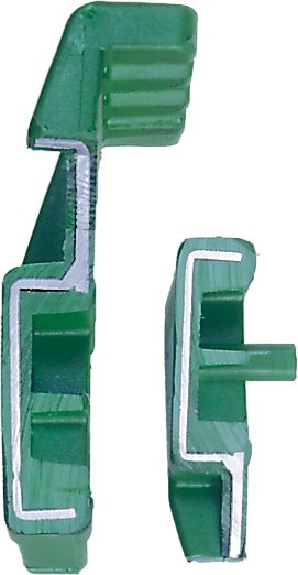 Grüne Fensterolivenarretierung im Detail