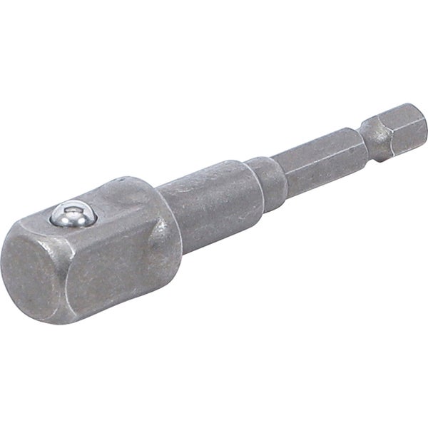 BGS Adapter für Bohrmaschinen Antrieb Außensechskant 6,3 mm (1/4) / Abtrieb Außenvierkant 12,5 mm (1/2) - 9685-3