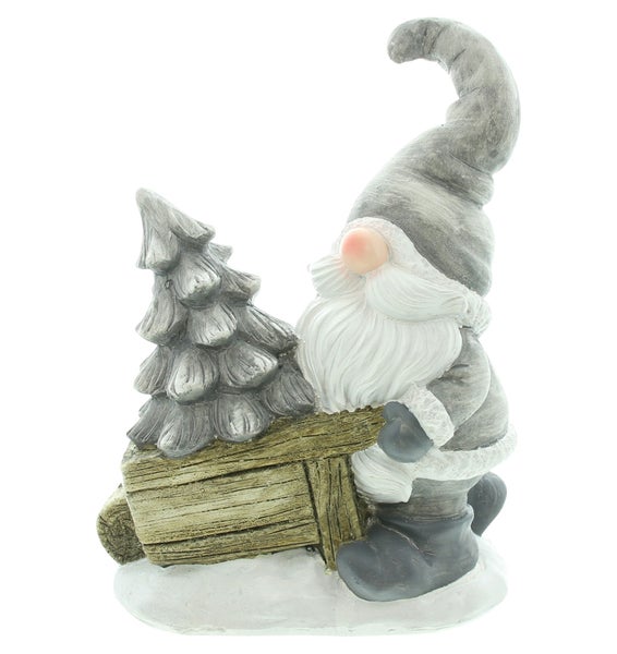 FRANK FLECHTWAREN | Wichtel Schubkarren, 20 x 12,5 x 27,5 cm, POLYRESIN