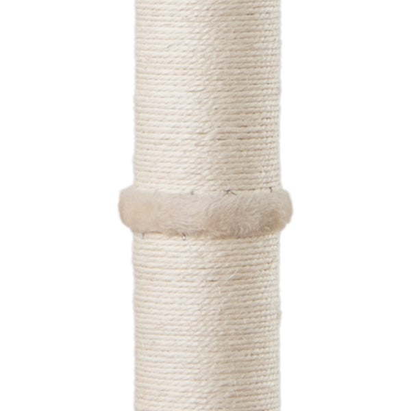 Home Deluxe - Kratzpfosten NEVA - Farbe: Beige, Maße: 101 x 49 x 49 cm, Material: Polyester, Sisal, Gestell: MDF I Katzenbaum Kratzpfosten Kratzstamm