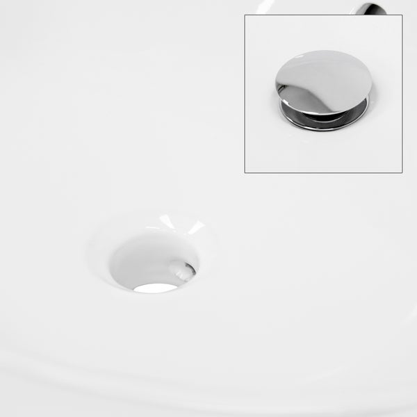 ML-Design Waschbecken aus Keramik Weiß glänzend 49x19,5x40,5cm Oval Einbauwaschbecken mit Überlauf und Abflusloch, Badezimmer Aufsatzwaschbecken Einbauwaschtisch Waschschale Waschplatz Handwaschbecken