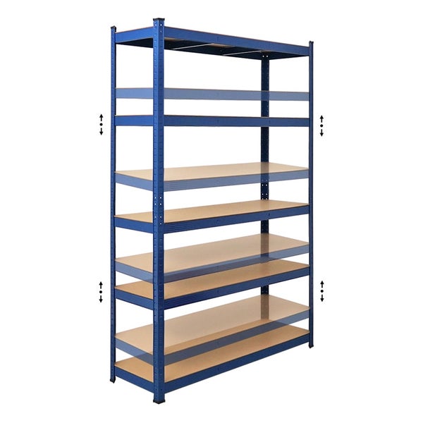 PROREGAL Mega Deal 3x Schwerlastregal Ragnar HxBxT 180 x 120 x 40 cm Fachlast 175 kg Blau Garagenregal Kellerregal Werkstattregal Steckregal