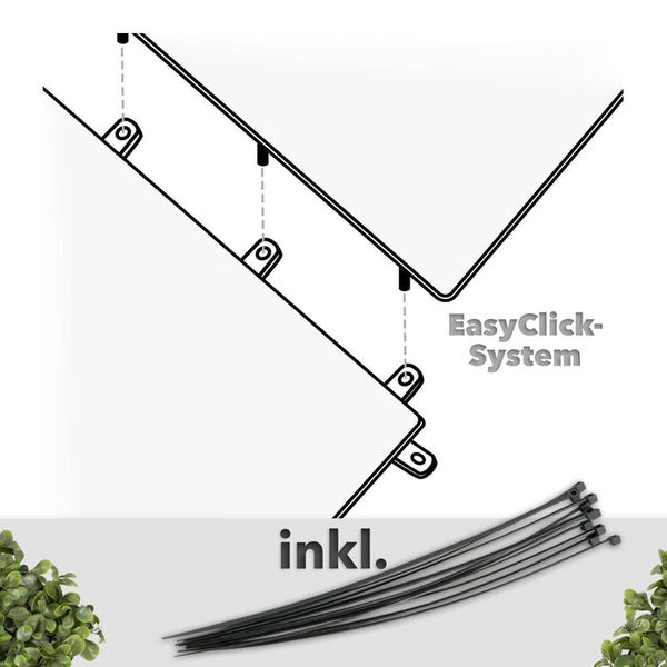 Ein Paar hält eine Karte mit einer Illustration und dem Zitat: Was wäre, wenn ich falle? Oh, aber mein Liebling, was wäre, wenn du fliegst?.