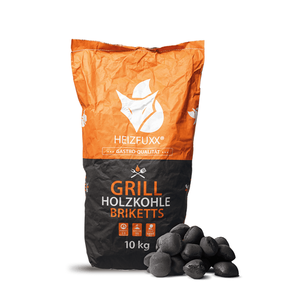 Sack Grill Holzkohlebriketts mit 10 Kilogramm Inhalt