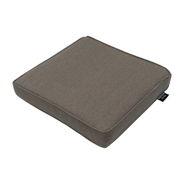 Sitzkissen Taupe Canvas Eco+ - Ca. 40x40 cm - 4er-Set