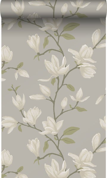 Origin Wallcoverings Tapete Magnolie Grün - 53 cm x 10,05 m - 347046