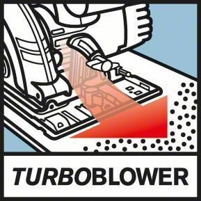 Symbol für Abluftbetrieb bei Dunstabzugshauben.