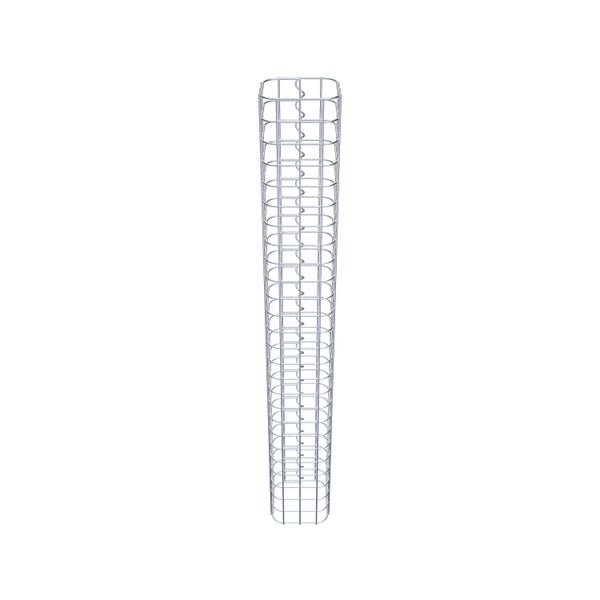 Gabionensäule 17 x 17 cm, MW 5 x 5 cm eckig - Höhe: 1,30 m