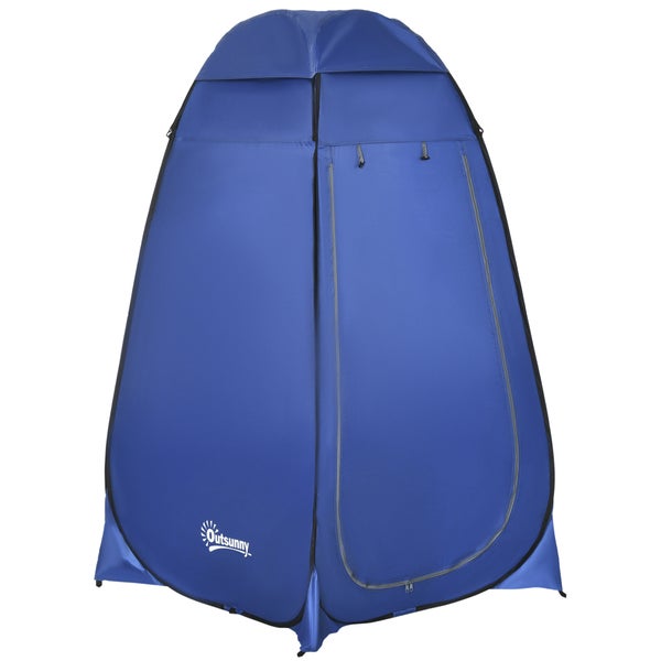 Outsunny Pop-up-Umkleidezelt, mobiles Duschzelt für Camping und Outdoor.