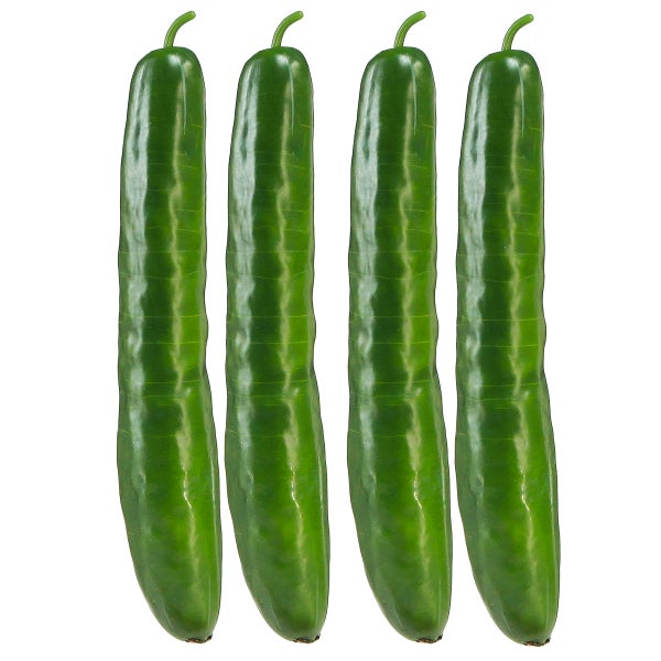 Vier grüne Salatgurken