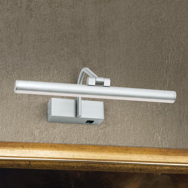 LED Bilderleuchte aus Metall zur Wandmontage mit Schalter