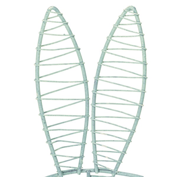 Dekorativer Hasenohrschmuck aus Metalldraht