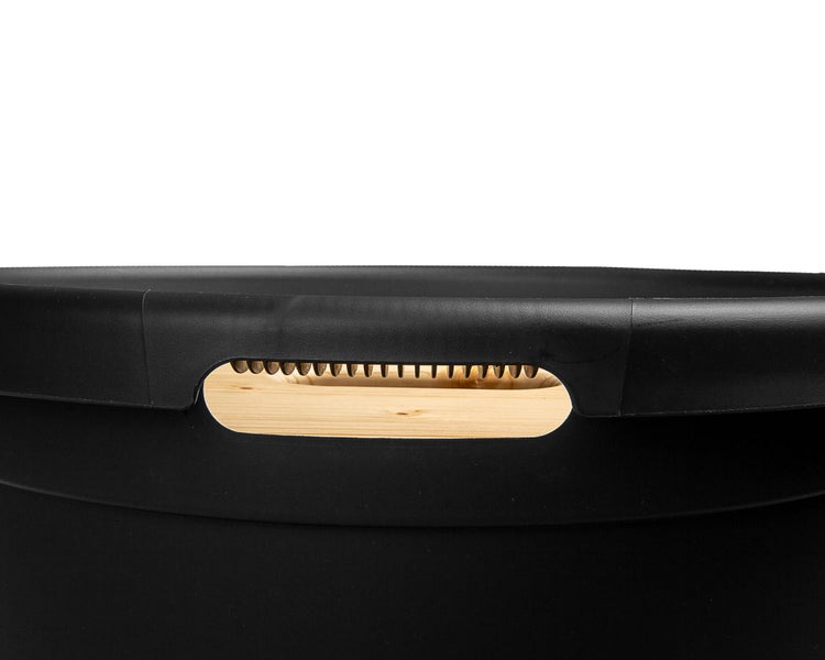 Ondis24 Pellets Aufbewahrungsbox mit Holzdeckel