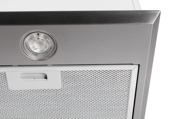 Dunstabzugshaube mit Metallfettfilter und integrierter LED Beleuchtung