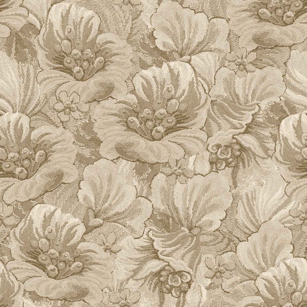 Strukturierte Tapete mit floralem Blumenmuster