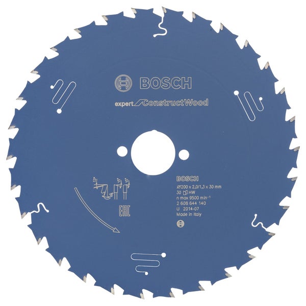 Bosch Kreissägeblatt Expert for Construct Wood für Handkreissägen 200 x 30 x 2 mm 30 - 2608644140