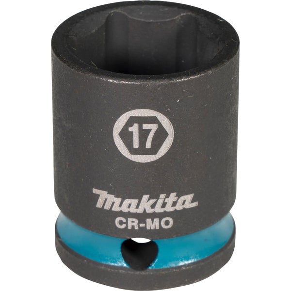 Makita E-15986 Steckschlüssel 3/8 SW17 Impact Black kurz
