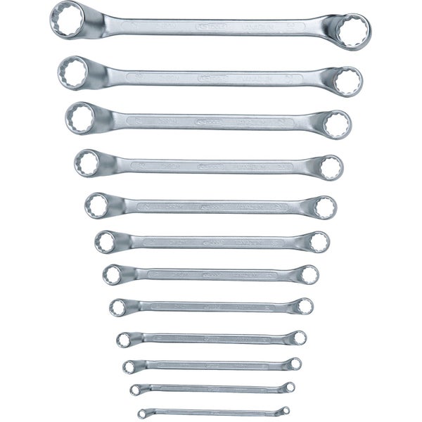 KS TOOLS Doppel-Ringschlüssel-Satz 12tlg. gekröpft 6-32 mm - 517.0250