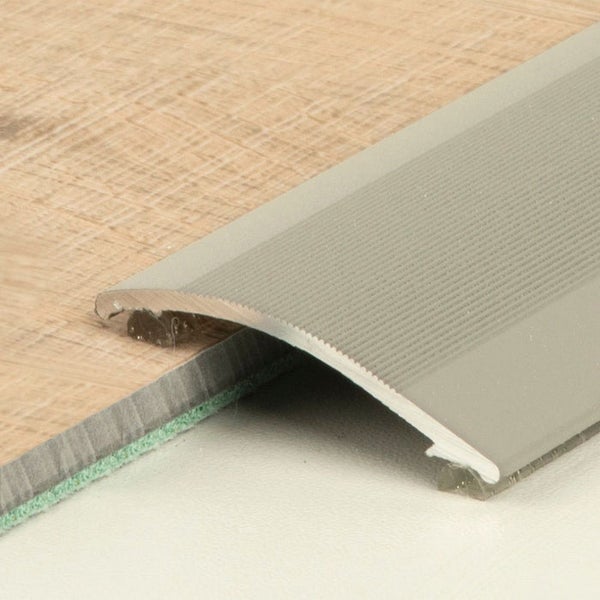 FLOORDIREKT Anpassungsprofil - aus Aluminium - Höhenausgleich bis 11 mm - Selbstklebend - 38 mm - Sahara - 100 cm