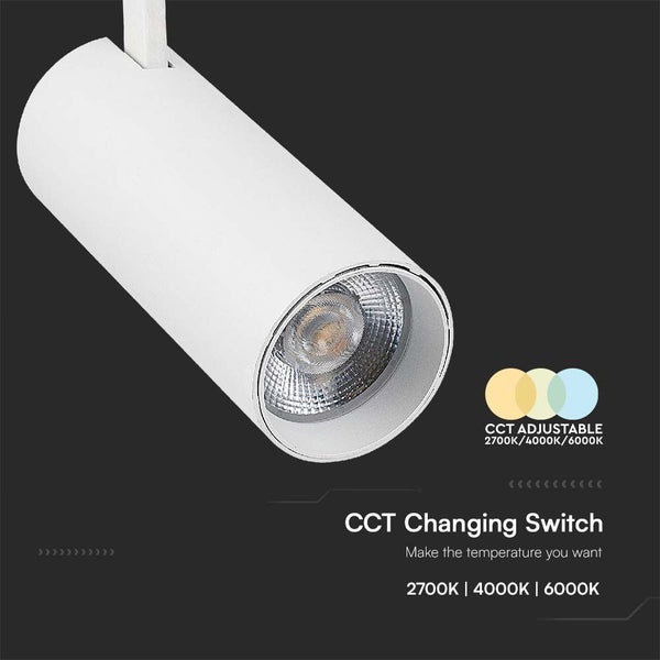 V-TAC VT-47050-W - LED-Schienenleuchten - COB-Schienenleuchten - IP20 - Weiß - 40 Watt - 3150 Lumen