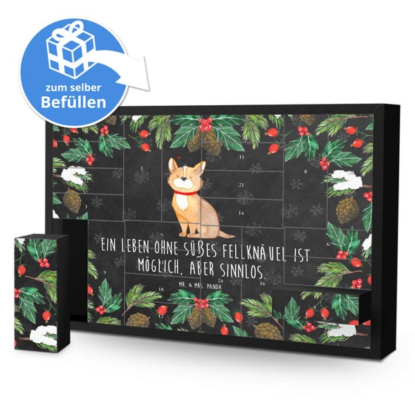 Mr. & Mrs. Panda Befüllbarer Adventskalender Hund Glück - Schwarz