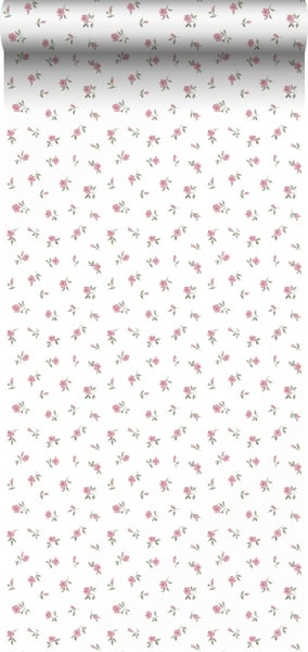 Sanders und Sanders Tapete Blumen Rosa - 50 x 900 cm - 935396