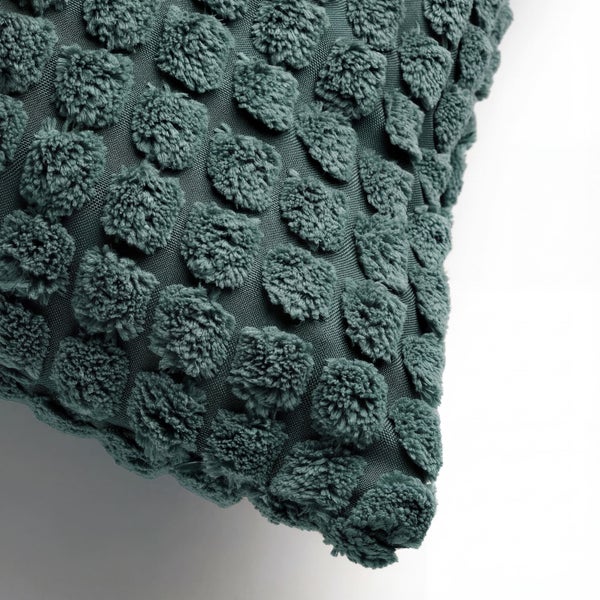 Dekokissen mit Noppenstruktur