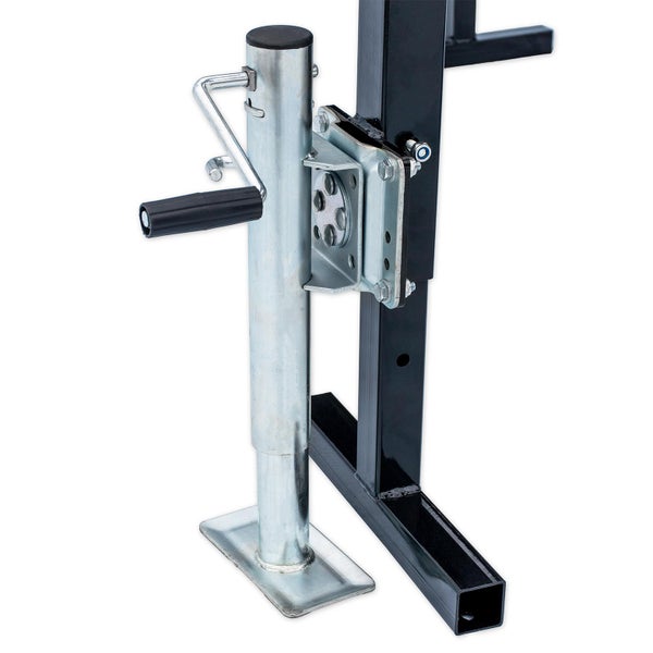 BAMATO WPO-500SZ Hydraulischer Stammzuführer mit ATV-Bereifung für effizientes Holzspalten