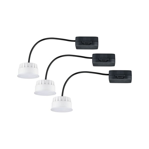 LED Modul Einbauleuchte Choose Coin 3er-Set rund 50mm Coin 3x6W 3x470lm 230V 2700K Satin