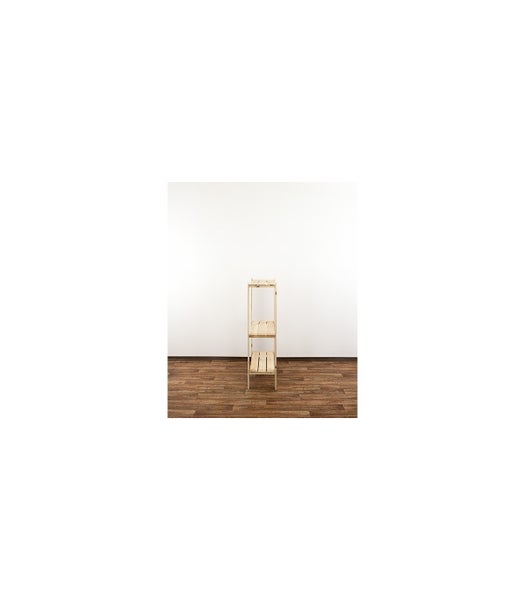 PROREGAL Holzregal Woodland HxBxT 115 x 80 x 30 cm Fachlast 120 kg 3 Fachboden Kiefernholz Natur