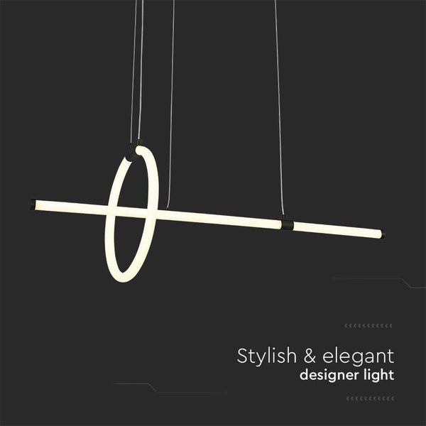 Moderne LED-Hängeleuchte mit geometrischem Design