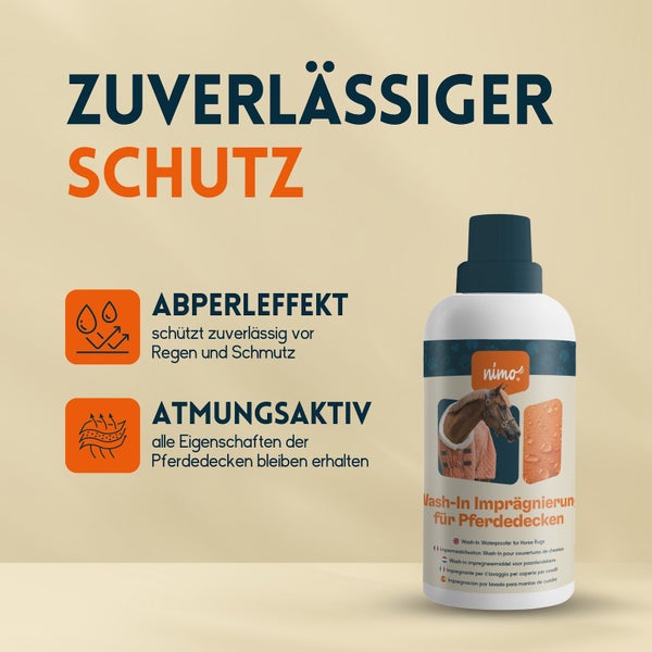 nimo® Wash-In Imprägnierung • Versiegelung zum Schutz gegen Nässe und Schmutz