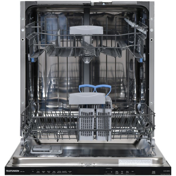 Telefunken Geschirrspüler vollintegriert Einbauspülmaschine 60cm 12 Gedecke 9 Programme AquaStop G-EV-6014-C