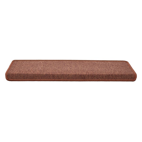 FLOORDIREKT Stufenmatte London - mit Umkettelung - Terra - Rechteckig - 23,5 x 65 cm