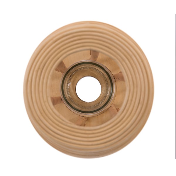 Laterne Iva 40 Bambus, mit Windlicht-Glaseinsatz naturfarben