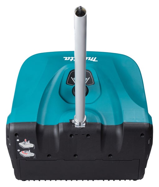 Makita Kehrmaschine von hinten mit Griff