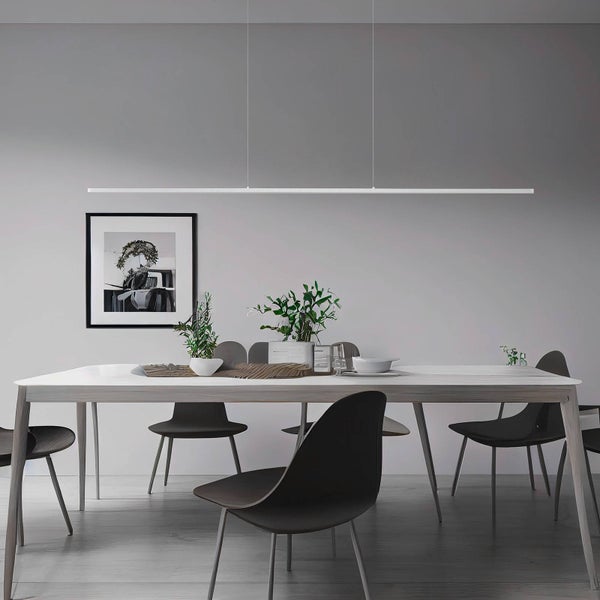 quitani LED Margita dimmbar (Modern) in Alu aus Aluminium (1 flammig, ) Wohnzimmerleuchte