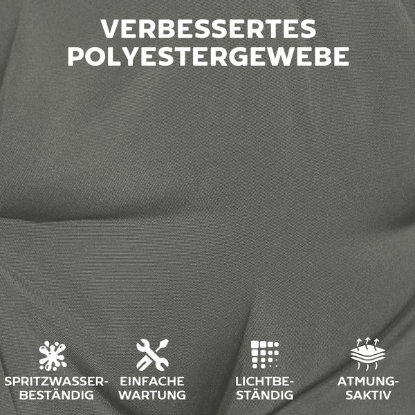 Verbessertes Polyestergewebe mit den Merkmalen spritzwasserbeständig, einfache Wartung, lichtbeständig und atmungsaktiv.