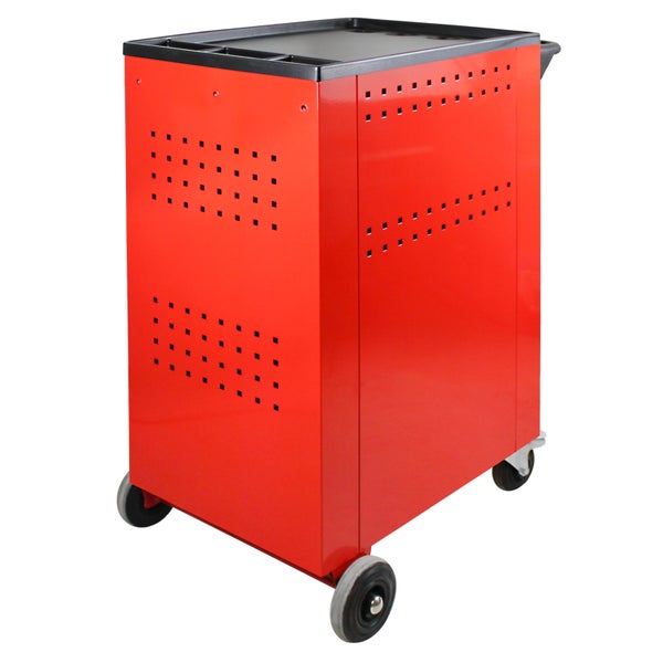 PROREGAL Werkstattwagen Cheetah 9 Schubladen HxBxT 96 x 61 x 45 cm Rot