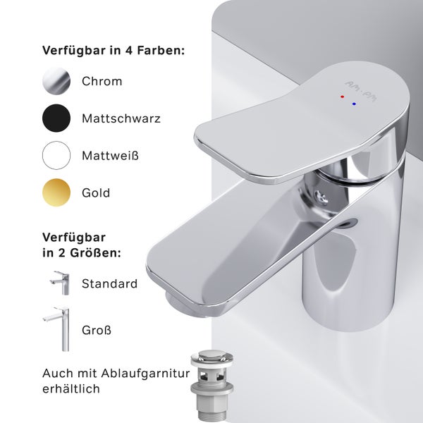 AM.PM Waschtischarmatur mit Einhebelmischer FXA02100 X-Joy