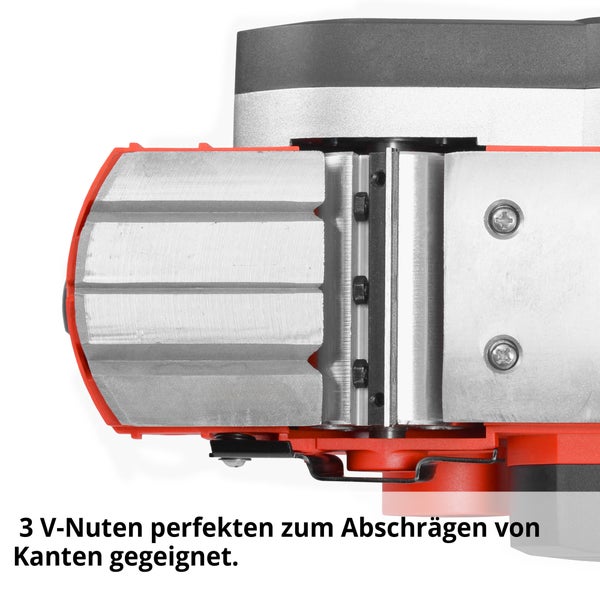 Hobel mit drei V-Nuten zum Anfasen von Kanten