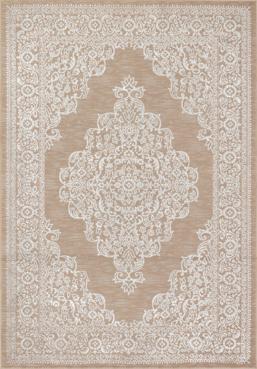 Vintage Orientalischer Teppich - Beige/Weiß - 120x170cm - ELIN