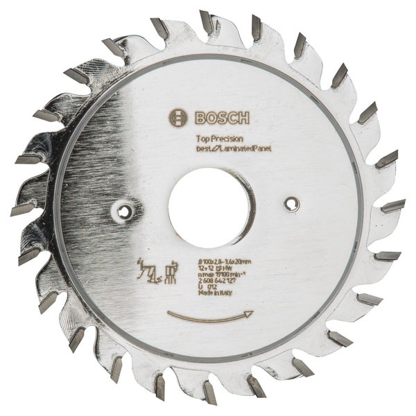 Bosch Vorritzblatt Top Precision Best for Laminated Panel, 100 x 20 x 2,8 - 3,6 mm -2608642127