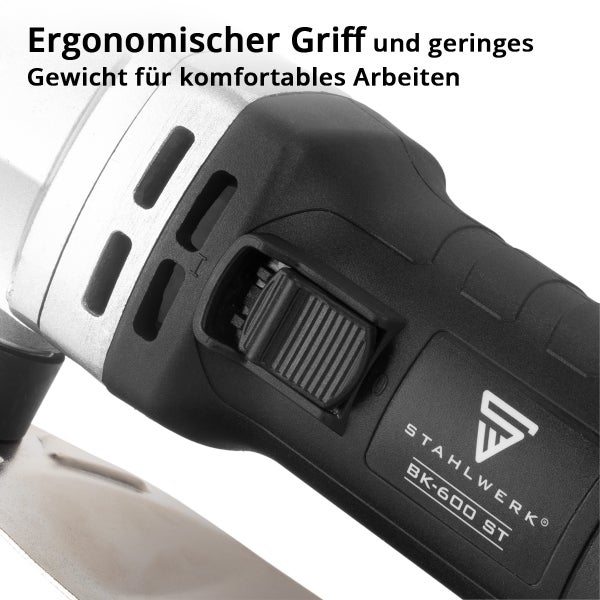 Blechknabber BK-600 ST mit 600W und 2.000 U/min bis 2,5mm Schnitttiefe