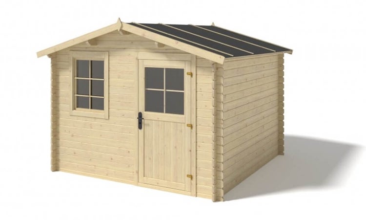 Gartenhaus, Gerätehaus 7,50m2 - 3x2,50m - 28mm
