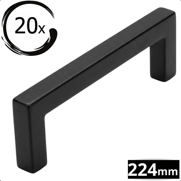 Schrankgriff aus Metall, 224 mm, 20 Stück