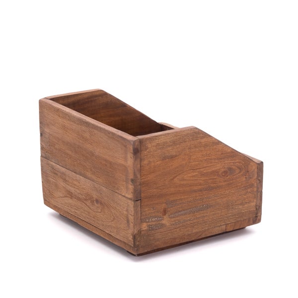 Organizer-Set Office 3-teilig Mahagoni Holz, mit beschreibbarer Tafel 12 beschreibbar