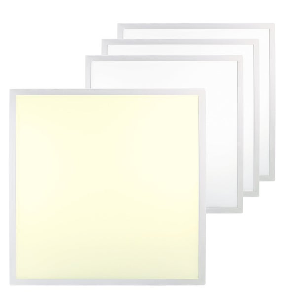ENOVALITE LED Panel 4er Set 62x62cm | 36W 3000K Warmweiß | Ultra-flach mit Philips Driver – Für Innenräume